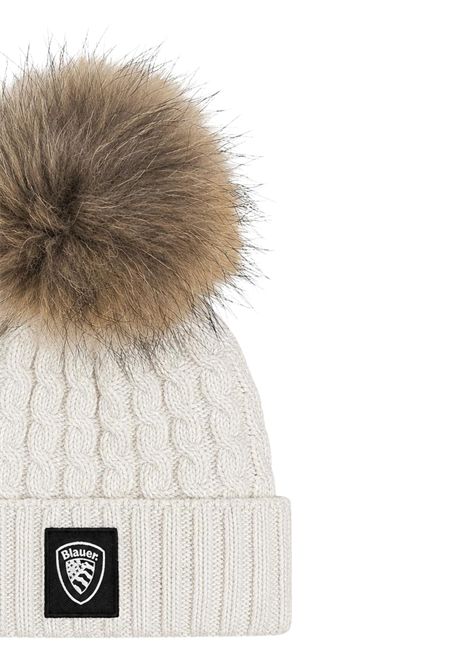Cappello unisex beige in lana BLAUER | 26WBLGA05563BEIGE