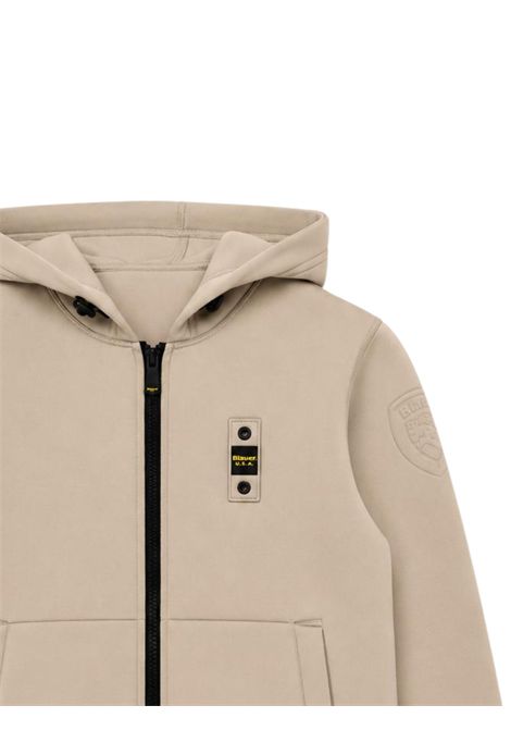 Felpa bambino grigia BLAUER | 26WBLKF02411GRIGIO