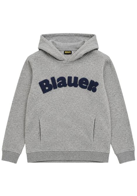 Felpa bambino grigia in cotone BLAUER | 26WBLKF08515GRIGIO