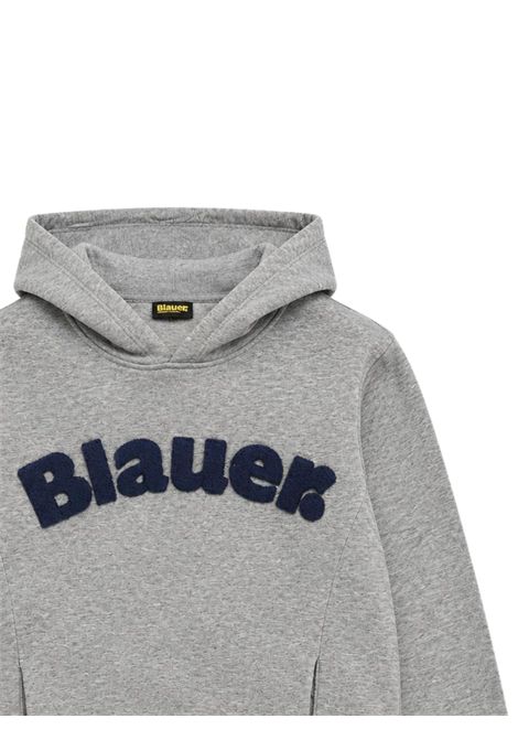 Felpa bambino grigia in cotone BLAUER | 26WBLKF08515GRIGIO