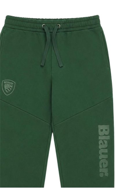 Pantalone bambino verde in cotone BLAUER | 26WBLKP01513VERDE