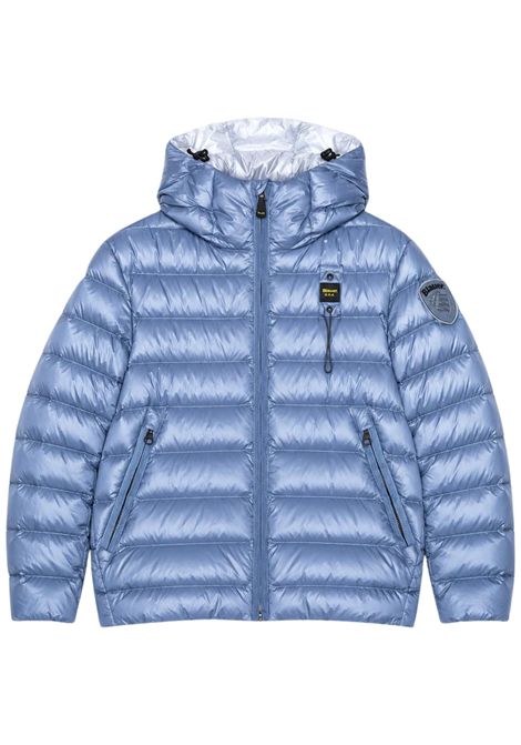 Giubbino unisex azzurro imbottito BLAUER | ACTONAZZURRO