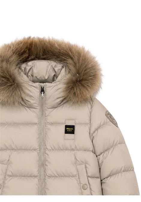 Giubbino neonato beige imbottito BLAUER | AMORYBEIGE