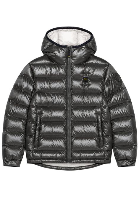Giubbino bambino grigio imbottito BLAUER | ANSELGRIGIO