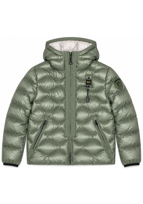 Giubbino unisex verde con cappuccio BLAUER | BRYANTVERDE