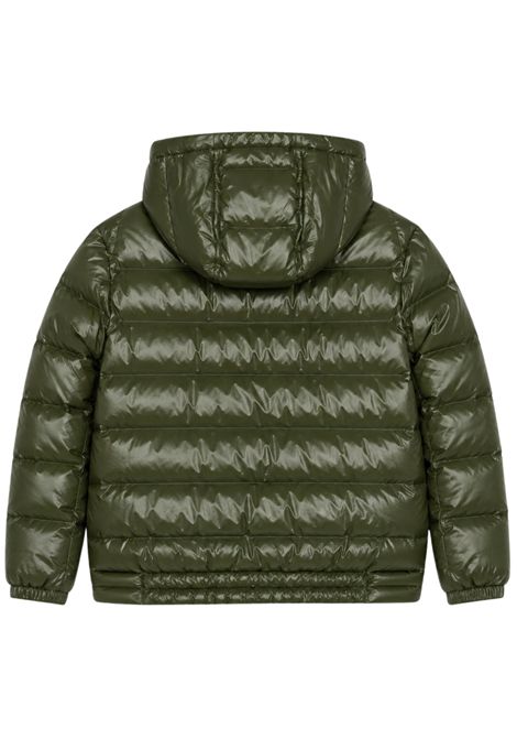 Giubbino bambino verde con cappuccio BLAUER | CHARLESVERDE