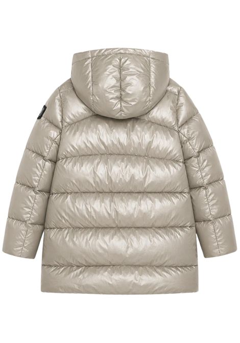 Beige padded jacket for girls BLAUER | FLINTBEIGE