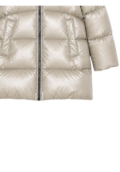 Beige padded jacket for girls BLAUER | FLINTBEIGE