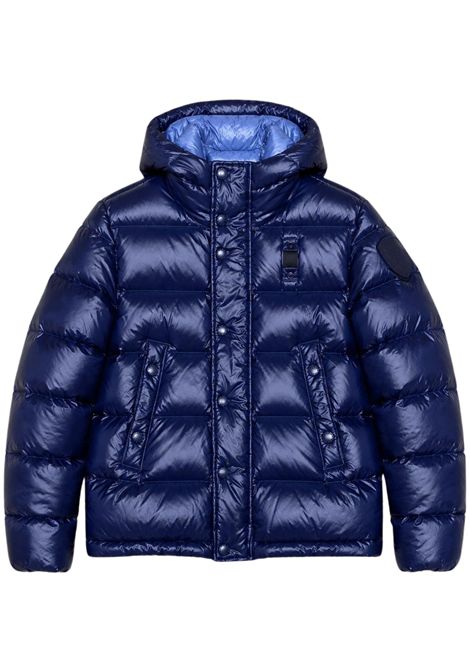 Blue padded children's jacket BLAUER | LAMSONBLU