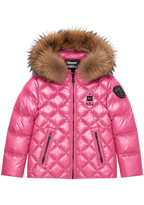Giubbino bambina fucsia imbottito BLAUER | LOTUSFUCSIA