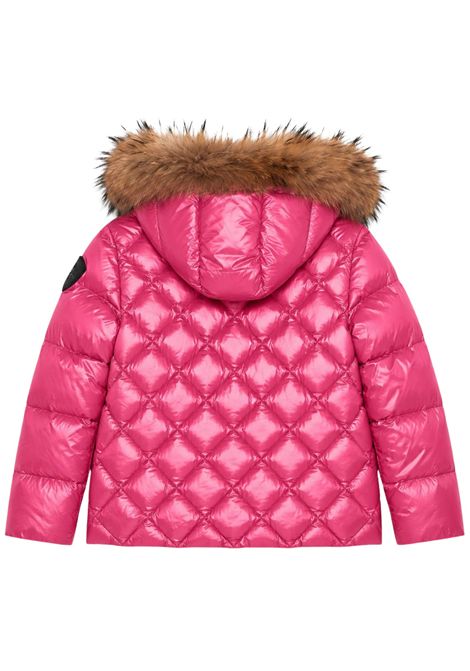 Fuchsia padded jacket for girls BLAUER | LOTUSFUCSIA