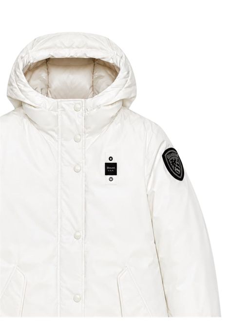 Giubbino bambina bianco imbottito BLAUER | RANELEGHBIANCO