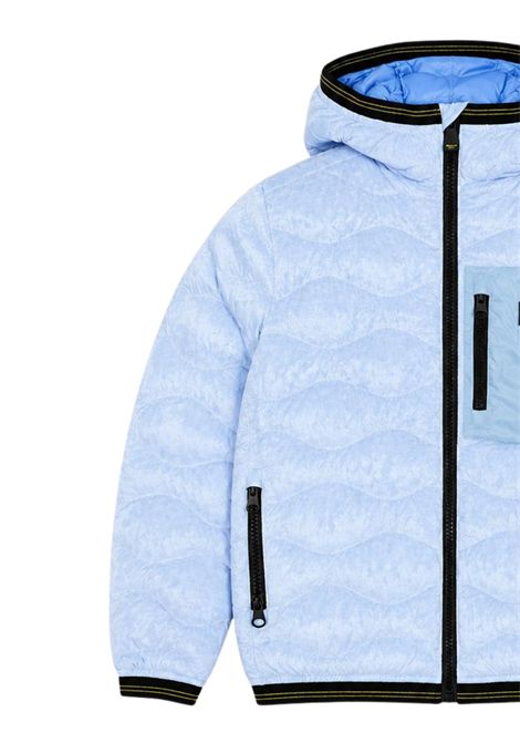 Giubbino unisex azzurro imbottito BLAUER | WAVEAZZURRO