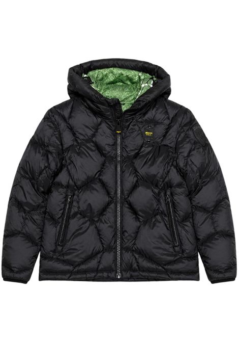 Giubbino unisex nero imbottito BLAUER | WHARFNERO