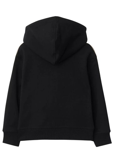 Felpa unisex nera in cotone Burberry | 8108062/MANERO