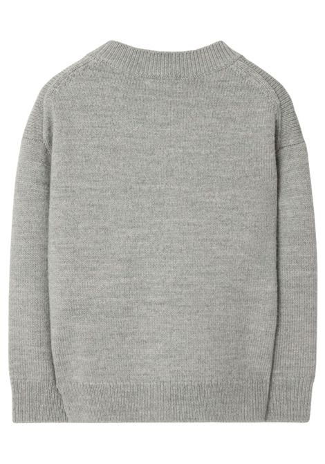 Maglione unisex grigio in lana Burberry | 8109458/MAGRIGIO