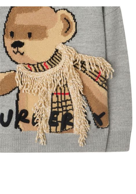 Maglione unisex grigio in lana Burberry | 8109458/MAGRIGIO
