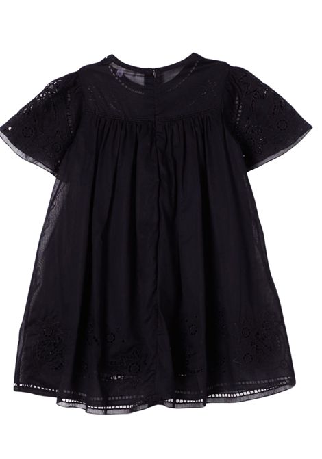 Abito bambina nero in cotone Chloé | C20196NERO