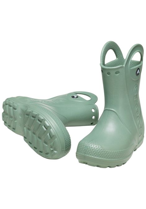 Stivali da pioggia unisex verde CROCS | 1208033A/PIAVERDE