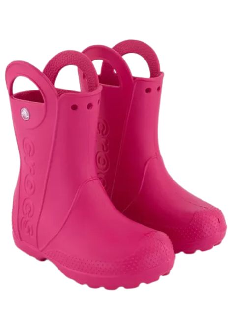 Stivali da pioggia bambina rosa CROCS | 12803A/PIAROSA