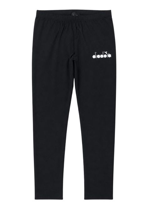 Black cotton leggings for girls DIADORA | F3DIJGLG121/DEBNERO