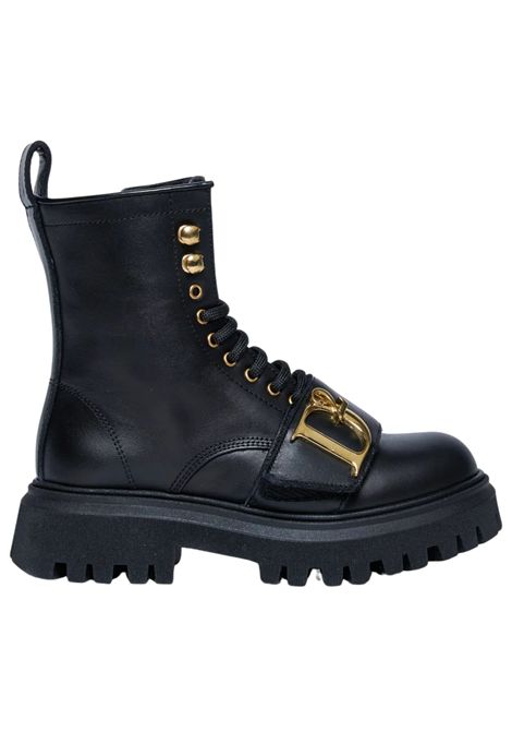 Anfibi bambina neri in pelle DSQUARED2 | 81420/PIANERO