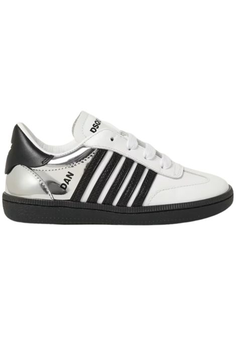 Unisex white leather shoes DSQUARED2 | 81472/PIABIANCO