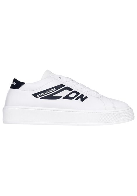 White leather children's shoes DSQUARED2 | 81566/PIABIANCO