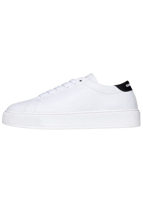 Scarpe bambino bianche in pelle DSQUARED2 | 81566/PIABIANCO