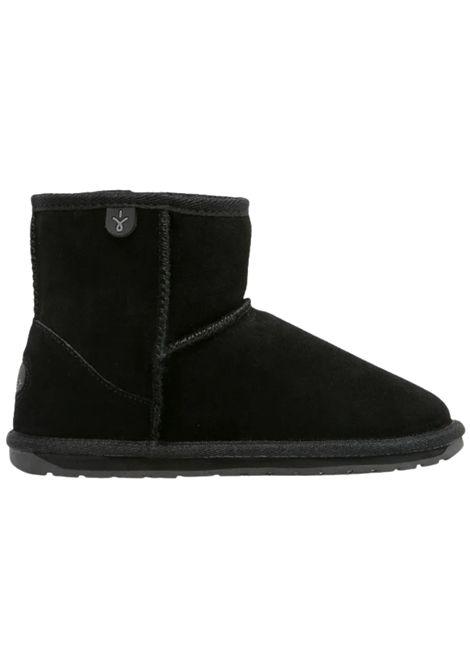 Scarpe Wallaby Mini unisex nero EMU | K10103/MANERO