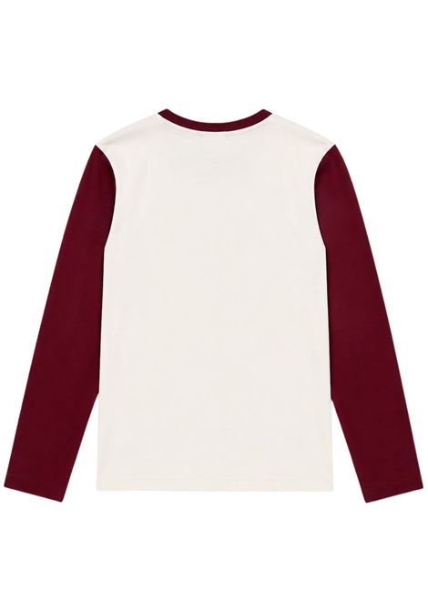 T-shirt unisex panna in cotone GCDS | C2BJQC558J341PANNA