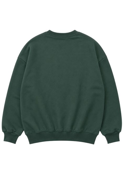 Green unisex cotton sweatshirt GCDS | C2BJQE516F342VERDE