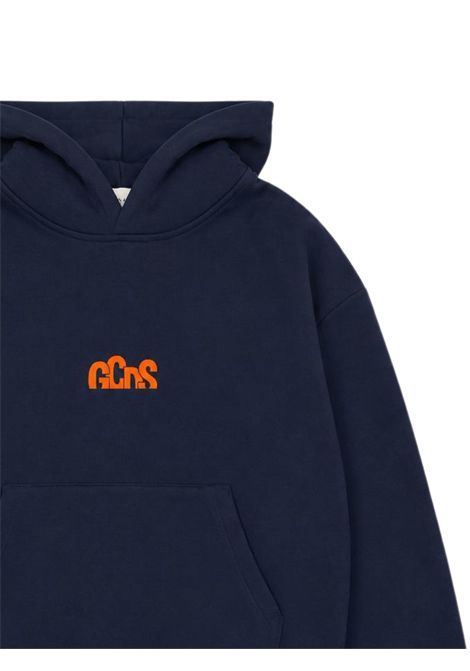 Blue cotton sweatshirt for children GCDS | C2BJQE518F342BLU