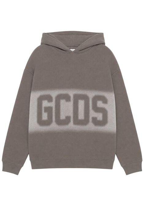 Felpa unisex grigia in cotone GCDS | C2BJQE528F342GRIGIO