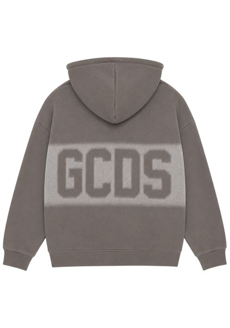 Felpa unisex grigia in cotone GCDS | C2BJQE528F342GRIGIO