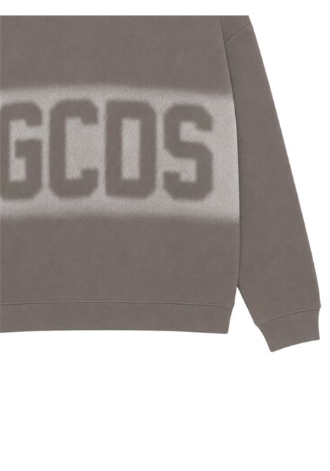 Felpa unisex grigia in cotone GCDS | C2BJQE528F342GRIGIO