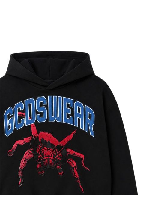 Unisex black cotton sweatshirt GCDS | C2BJQE574F342NERO