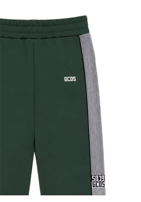 Pantalone unisex verde in cotone GCDS | C2BJQI509F342VERDE