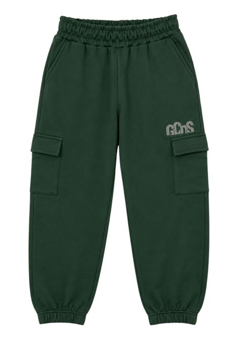 Pantalone unisex verde in cotone GCDS | C2BJQI517342VERDE
