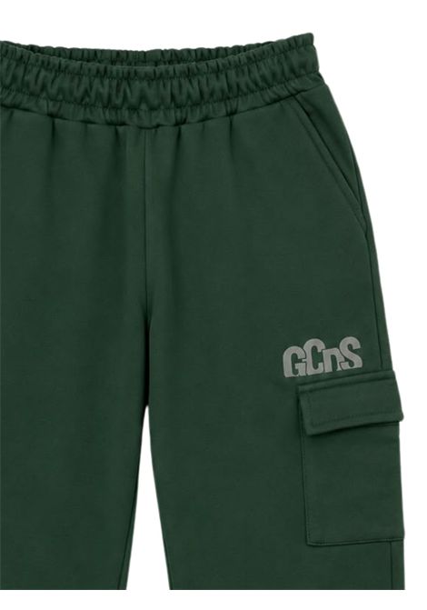 Pantalone unisex verde in cotone GCDS | C2BJQI517342VERDE