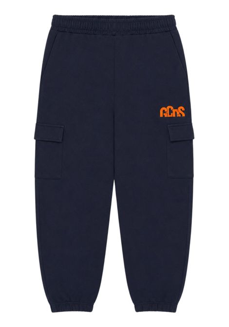 Pantalone unisex blu in cotone GCDS | C2BJQI517F342BLU