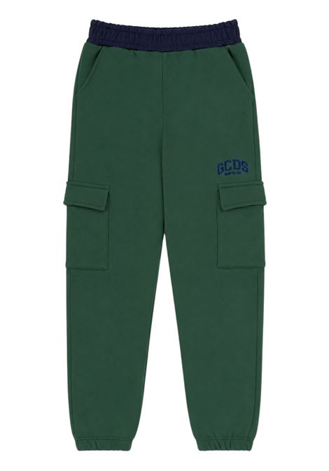 Green unisex cotton trousers GCDS | C2BJQI560F342VERDE