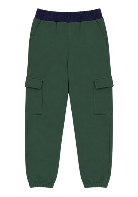 Green unisex cotton trousers GCDS | C2BJQI560F342VERDE