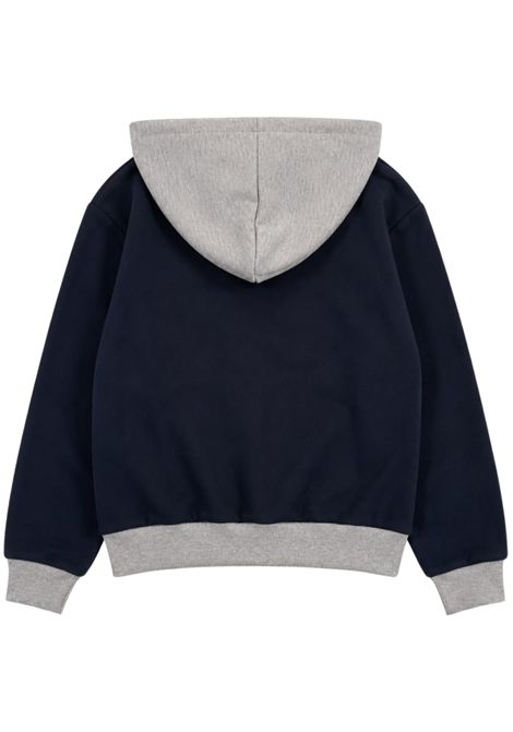 Felpa bambino blu in cotone GCDS | C2BXQE561F342BLU