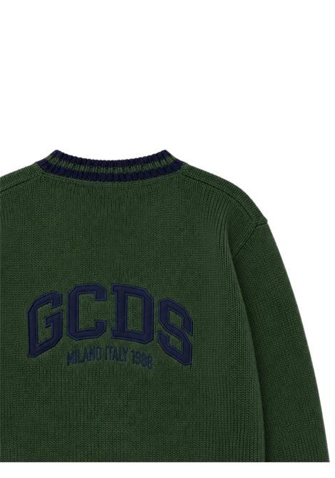 Maglione unisex in misto lana GCDS | C2BXQF588K347VERDE