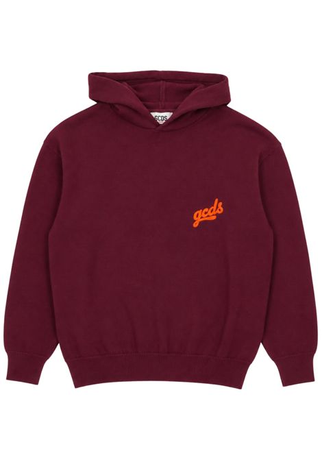 Maglia unisex bordeau in viscosa GCDS | C2BXQF592K349BORDEAU