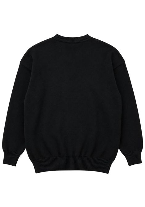 Maglia unisex nera in viscosa GCDS | C2BXQF593K349NERO