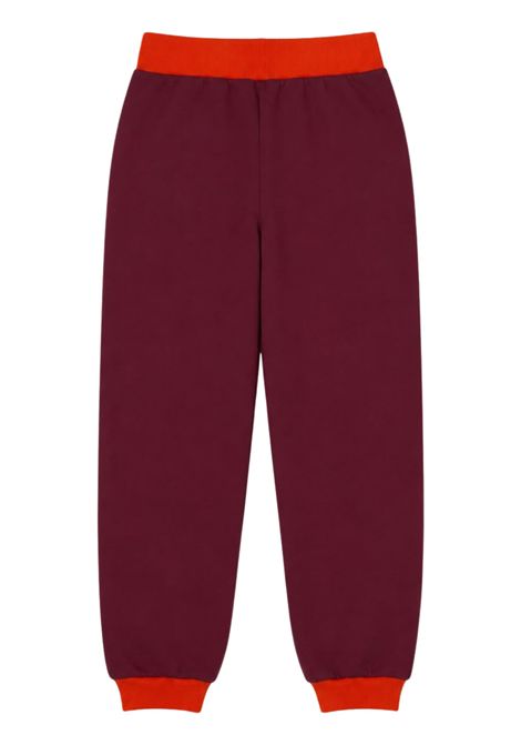 Pantalone unisex bordeau in cotone GCDS | C2BXQI533F342BORDEAU