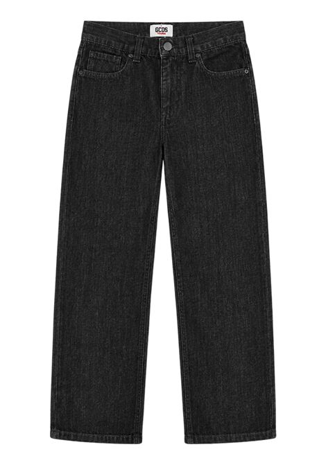 Unisex cotton denim jeans GCDS | C2BXQI603D346NERO