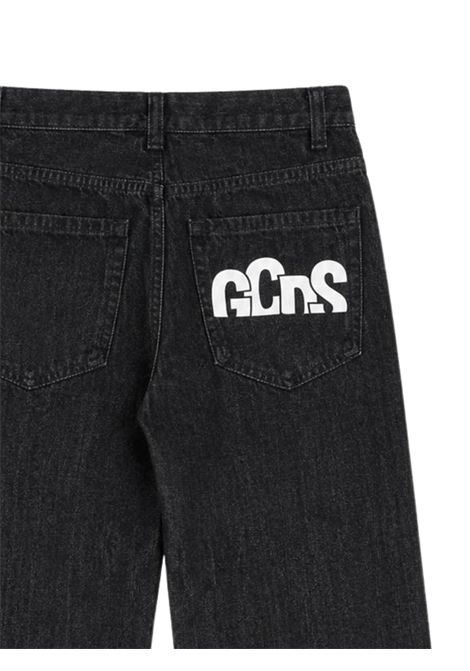 Unisex cotton denim jeans GCDS | C2BXQI603D346NERO